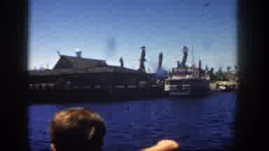San Diego California (1962): They Go From One Ship To Another On Of The Sea