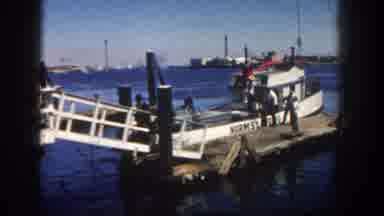 San Diego California (1962): The Men Are Having Fun Leaving The Boat Before They