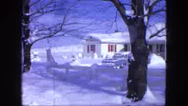 Proctor Minnesota (1963): Winter Season So Snow Around The House And Street