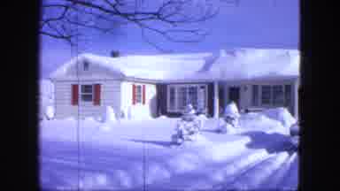 Proctor Minnesota (1963): The Lady And Her Dog Was Going For A Walk In The Winter