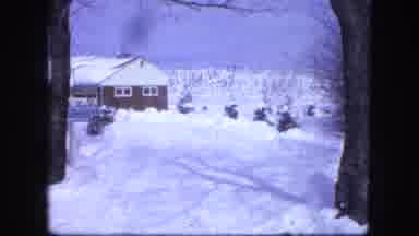 Proctor Minnesota (1963): Snow Covered Hill Side With House