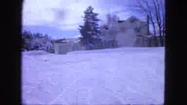 Proctor Minnesota (1963): The Road And House Are Covered With Snow Because Of