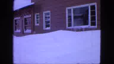 Proctor Minnesota (1963): Two Men Walk Outside In The Snow Showing Their Snowed In