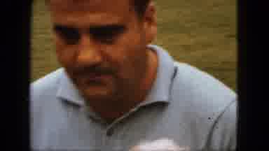 Saint Paul Minnesota (1963): A Man Is Playing With His Dog And A Strange Vehicle
