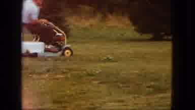 Saint Paul Minnesota (1963): Car Driven By Person To Cut Grass From The Gardens
