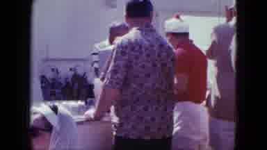 San Diego California (1963): 3 men On Line W For Something A Horse In The Back