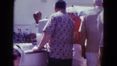San Diego California (1963): A Man At A Bar And Grill Serving Tables Kindly