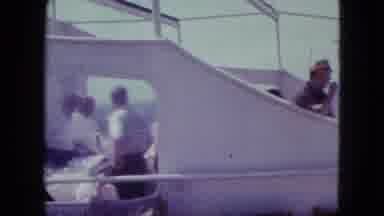 San Diego California (1963): People Are Marrying & Eating On A White Ship In