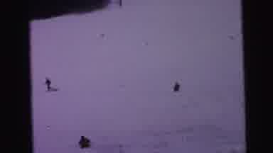 Camden New Jersey (1964): Father Sledding With Little Boy