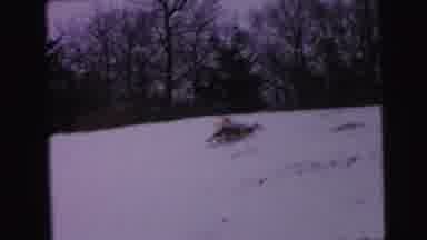 Camden New Jersey (1964): Small Child Has Time Of Their Life In Cold Winter Snow