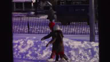 Camden New Jersey (1964): The Children Are Skating On The Ice Bar And They Were