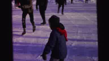 Camden New Jersey (1964): People Are Practicing The Scatting In The Snow PlaceA