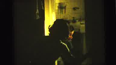 Camden New Jersey (1964): Little Boy On Toilet In Bathroom Pooping Brother Walks
