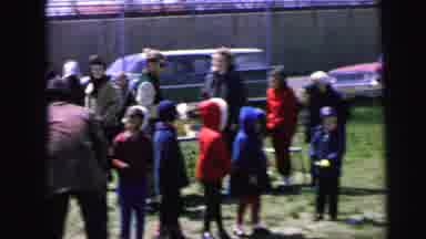 Camden New Jersey (1964): Children Outside On A Playground Having An Egg And Spoon