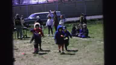Camden New Jersey (1964): The Children Run Neck And Neck During The Egg Race