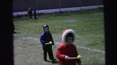 Camden New Jersey (1964): Children Participate In Gymkhana At School With Other