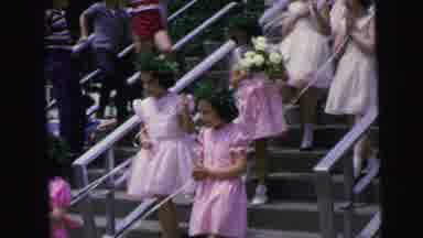 Camden New Jersey (1964): Little Girls Dressed In Green Parade