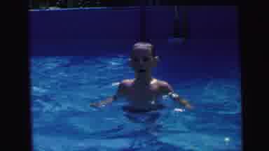 Camden New Jersey (1964): Little Boy Turning Flips In The Pool