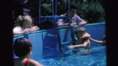 Camden New Jersey (1964): Children Swimming In The Clear Waters Of A Above Ground