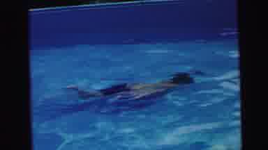 Camden New Jersey (1964): Young Boy Swimming Underwater In A Pool For An