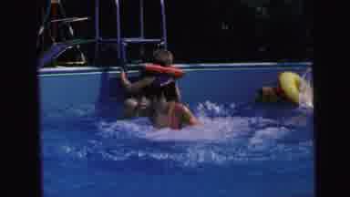 Camden New Jersey (1964): These Childrens Are Swimming In The Pool They Are