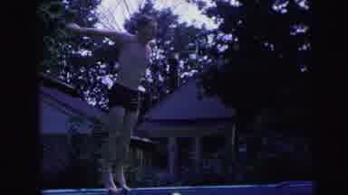 Camden New Jersey (1964): A Man Diving Straight Into An At Home Swimming Pool