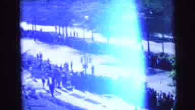 Camden New Jersey (1964): Footage Of A Crowded Street Then Home Footage Of A Pool