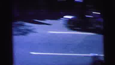 Camden New Jersey (1964): Different Vehicles Are Moving Fast Through The Street