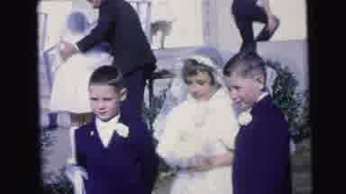 Camden New Jersey (1964): Young White Children Dressed Formally Like For Easter