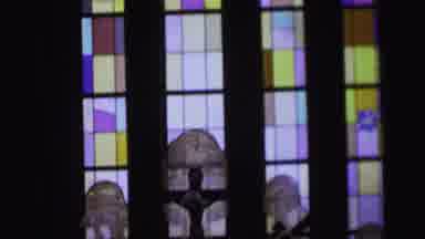 Camden New Jersey (1964): A Dark Church Where People Are Performing That Has