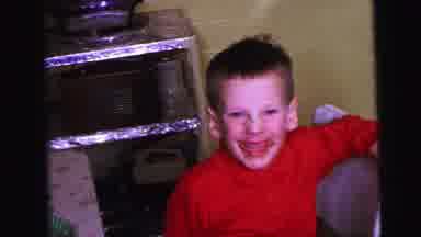Camden New Jersey (1964): The Little Boy Is Doing Smiling In The House
