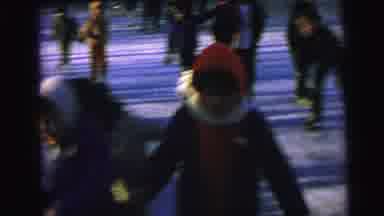 Camden New Jersey (1964): Home Video Ice Skating Baby