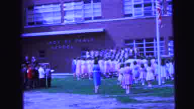 Camden New Jersey (1964): The Class Says The Pledge Of Allegiance Before Starting