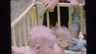 Camden New Jersey (1964): Outdoor Playing Babies And Children