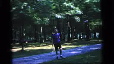 Camden New Jersey (1964): People Are Playing Tennis On The Ground They Are