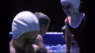 Camden New Jersey (1964): Young White Children Playing In Above Ground Pool In Old