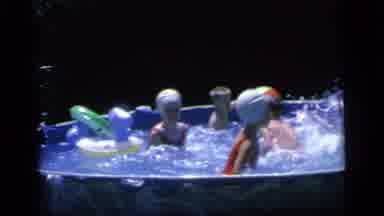 Camden New Jersey (1964): The Childrens Are Playing In Tub And They Are Enjoying