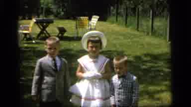 Camden New Jersey (1964): Young Children Dressed Up For A Photo