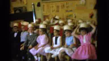 Camden New Jersey (1964): Old Video Of Different Kids In School With White Hats