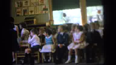 Camden New Jersey (1964): Young Children In A Classroom With Their Teacher Sitting