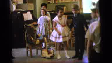 Camden New Jersey (1964): The Kids Are Happily Talking In The House