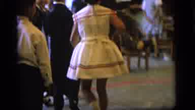 Camden New Jersey (1964): The Children Are Fascinated By The Shape Of The Mirror