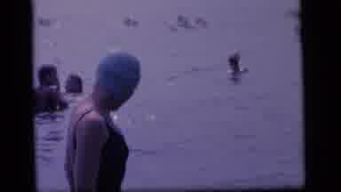 Camden New Jersey (1964): People Swimming In The Water