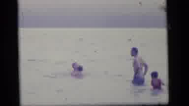 Camden New Jersey (1964): Adult Males Tossing Kids Into The Wide Blue Ocean For