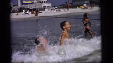 Camden New Jersey (1964): The Children Were Playing And Swimming In The Beach