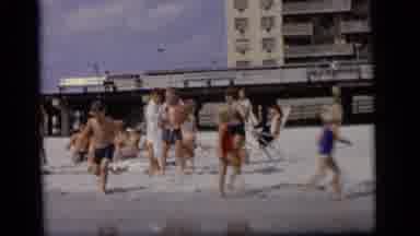 Camden New Jersey (1964): Group Of Children On A Summer Vacation At The Seashore