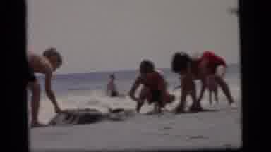 Camden New Jersey (1964): Children Playing In The Beach