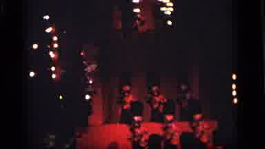Camden New Jersey (1964): Six Puppets In Black Hats Dance On Stage Then Girl Doll