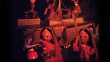 Camden New Jersey (1964): Toys Dancing And Moving Around In A Light Show