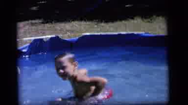 Camden New Jersey (1964): The Children Are Leaving The House And Pool The Swimming